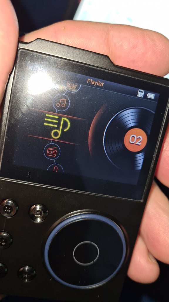 Lossless hi res mp3 player. Brand new with 16gb internal memory and 64gb sd card.