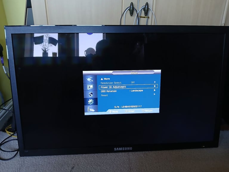 Samsung 460Ex 46 inch Led Widescreen Monitor Black Lh46Lbplbc/En