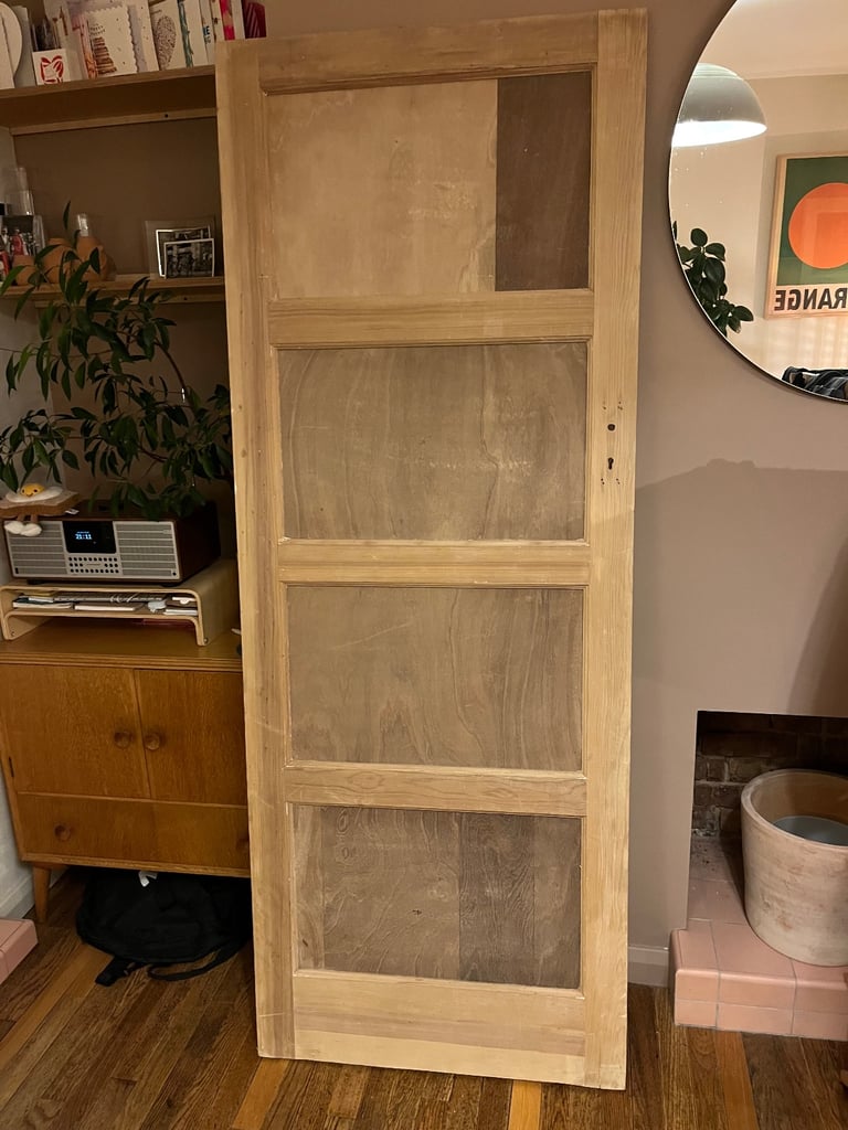image for Solid wood internal 4 panel door