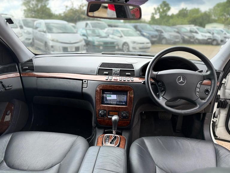 2002 Mercedes-Benz S-Class S320 4dr Auto VERY LOW MILES + IMPORT + 1 OWNER + CLEAN CAR Saloon Pet...