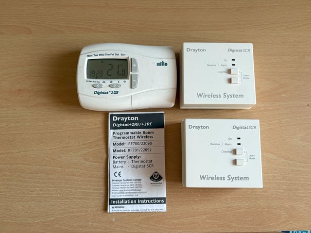 Instructions British Gas Thermostat Manual Drayton Programmable