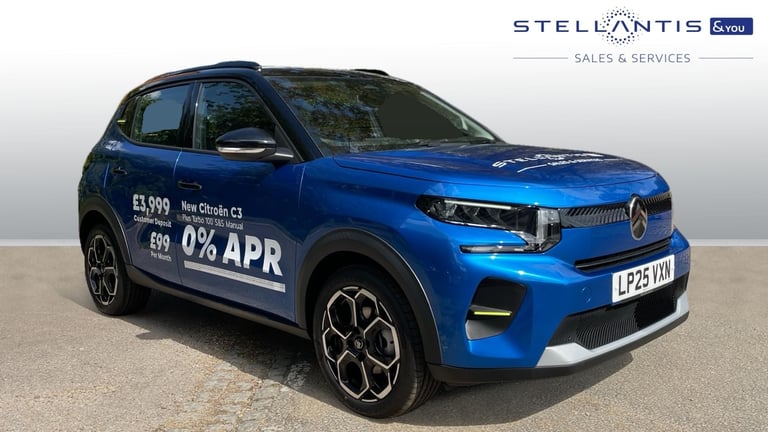 image for 2025 Citroen C3 1.2 Turbo PLUS Hatchback 5dr Petrol Manual Euro 6 (s/s) (100 ps) Hatchback Petrol...