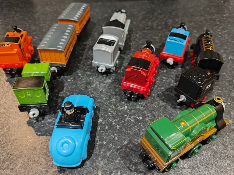 Thomas the Tank Engine & Friends Metal Diecast Take n Play Fisher Price Bundle James Spencer Emily