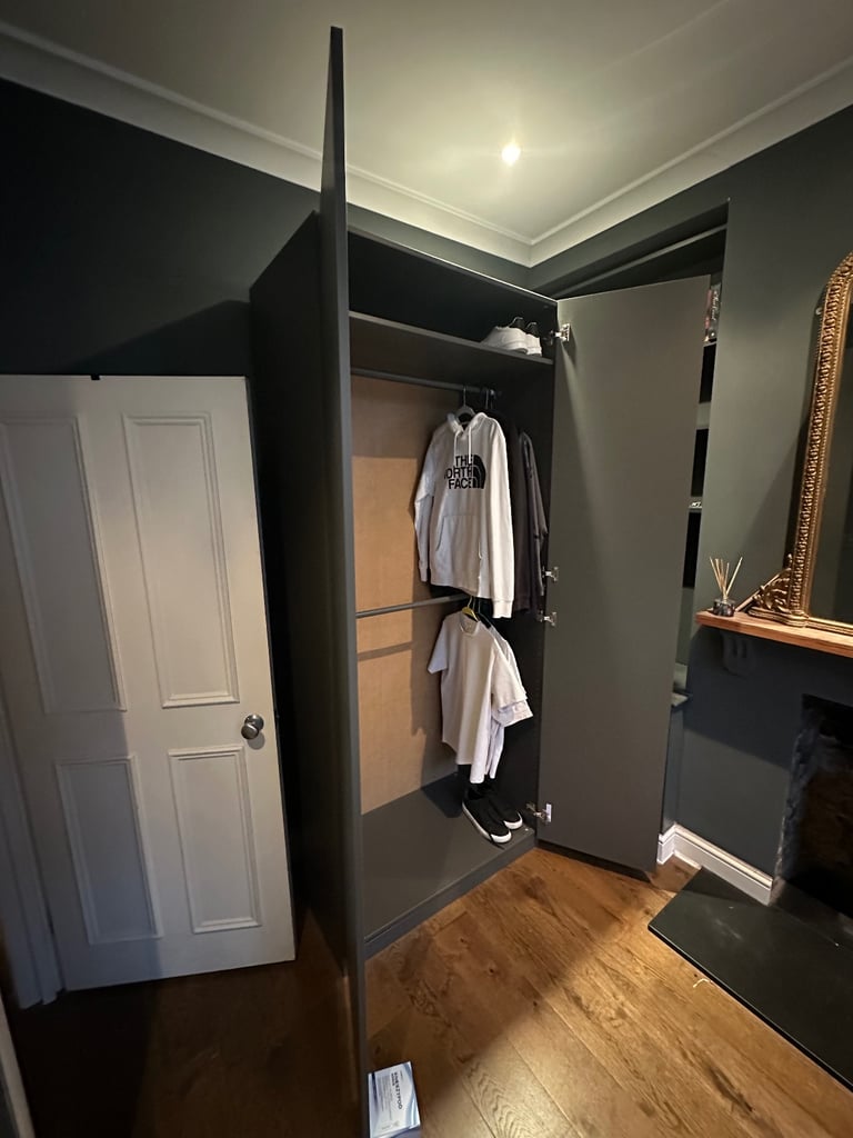 Large Double Rail Wardrobe