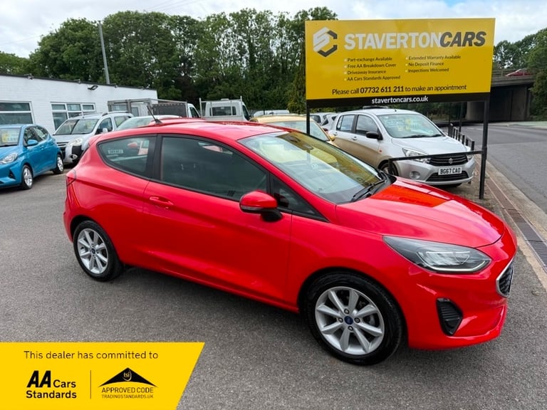 2022 Ford Fiesta 1.0 Petrol TREND 3 Door Red