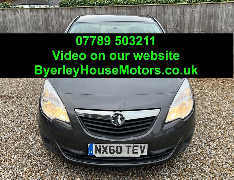 2010 Vauxhall Meriva 1.4i 16V 5dr **Long MOT, Cheap P/X To Clear** MPV Petrol Manual