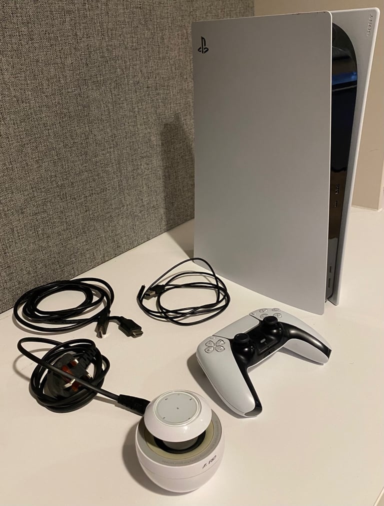 image for PlayStation 5 Disc Edition Console, 825 GB - Controller - Speakers