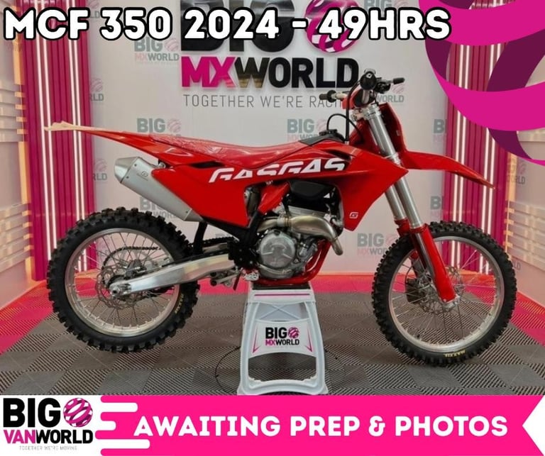 Gas Gas MCF 350 2024 - Only 49 Hours - Brand New Unused Parts inc Wheels