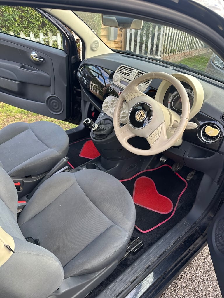 Fiat, 500, Hatchback, 2010, Manual, 1242 (cc), 3 doors
