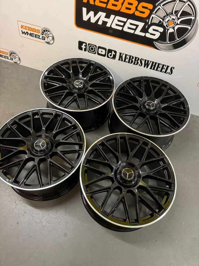 19" MERCEDES C63 AMG MULTISPOKES REPLACEMENT ALLOY WHEELS C CLASS E CLASS S CLASS 