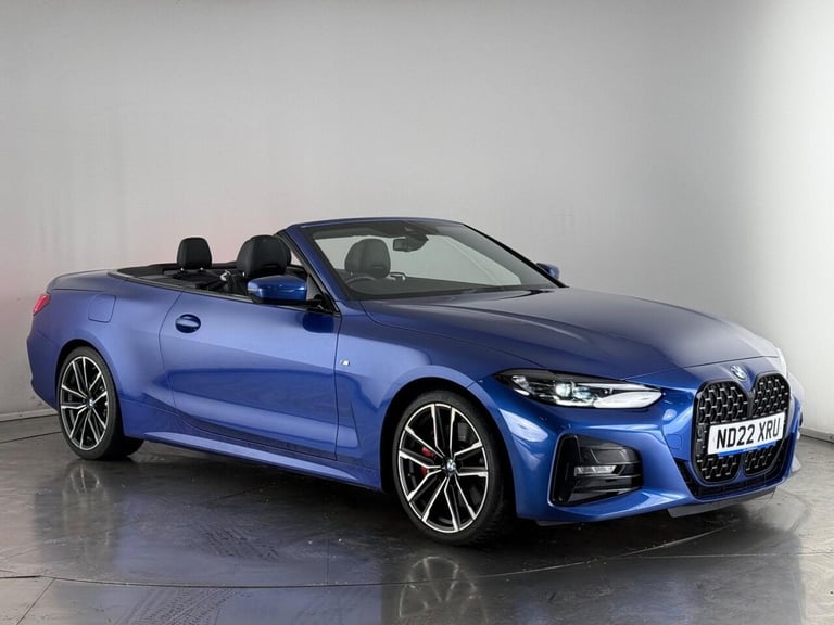 2022 BMW 4 Series 2.0 420i M Sport Auto Euro 6 (s/s) 2dr Convertible Petrol Automatic