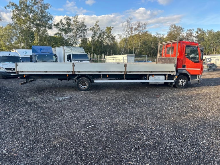 DAF TRUCKS LF150 2015 Euro 6 7.5 ton dropside truck Manaul scaffold