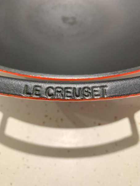 Cerise Le Creuset Cast Iron Wok with Glass Lid