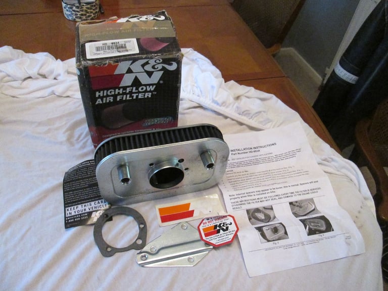 Harley Davidson Sportster K and N air filter