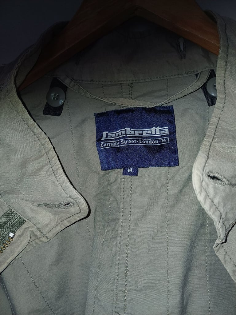 Lambretta khaki fishtail parka size M
