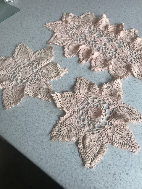 Set of  3 pieces Lovely Very pretty Lace 