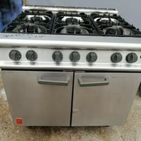 6 burners oven heavy duty commercial six hobs cooker NAT GAS Falcon 