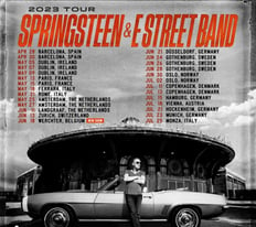 3x Bruce Springsteen Tickets - Dublin 