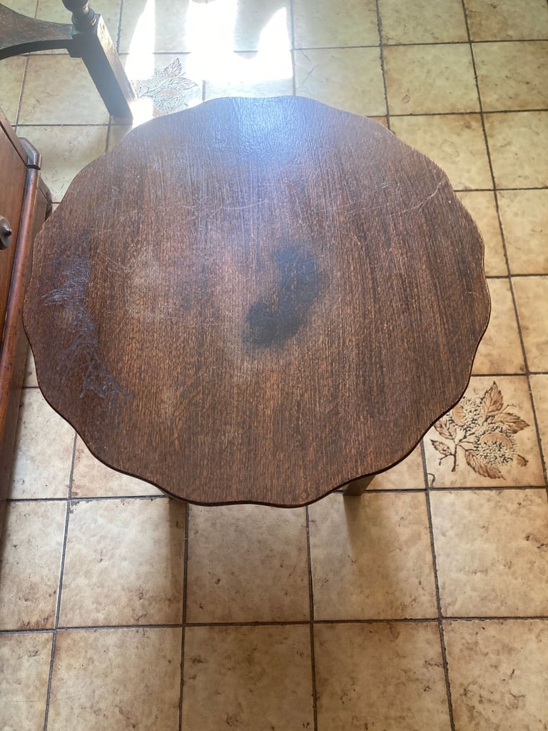 Vintage (antique?) table with hidden compartment 'Reasonable offers accepted'