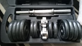 image for Dumbbells and case