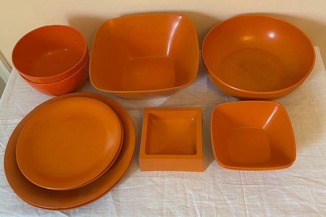 image for Orange tableware