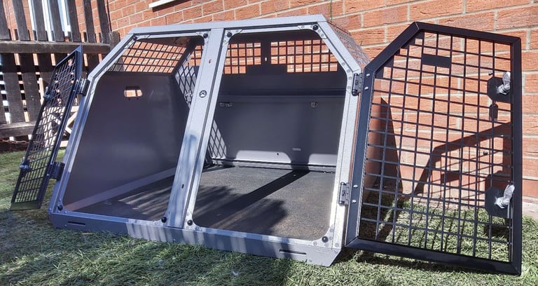 Trans K9 ( B3 ) Transport double dog cage (Lockable & Crash tested) TransK9