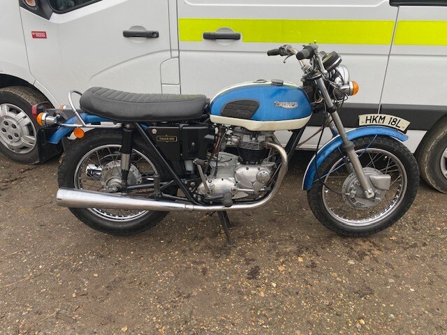 image for 1973 Triumph Tiger 650cc - USA Import - Rides and Runs Lovely - Great Patina