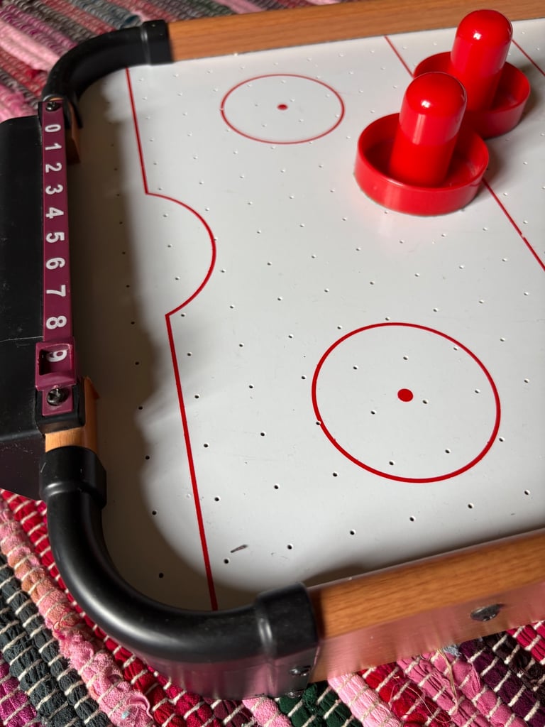 Children’s table top air hockey table 