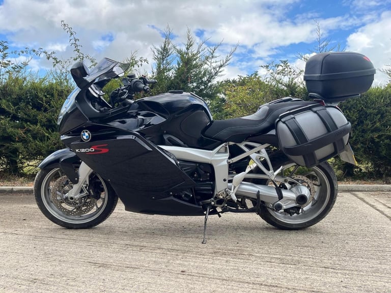 2007 07 BMW K1200S K 1200 S K1200 SPORTS TOURING CLEAN BLACK NEW MOT LUGGAGE