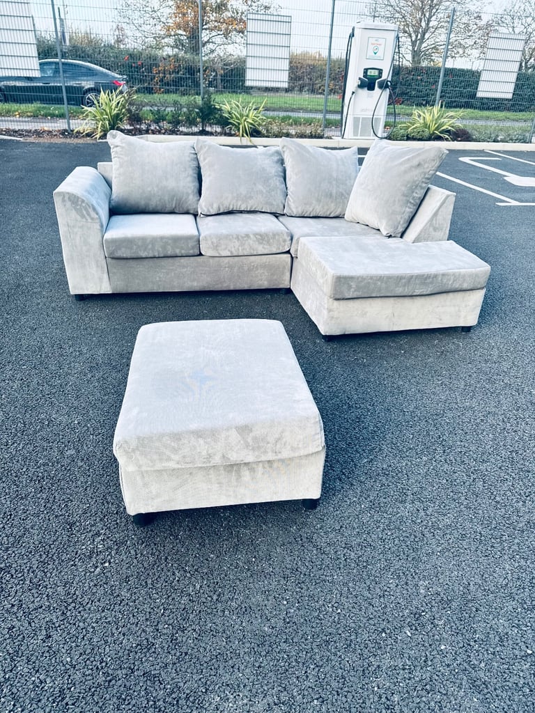 🚚 FREE DELIVERY “Grey Corner Sofa