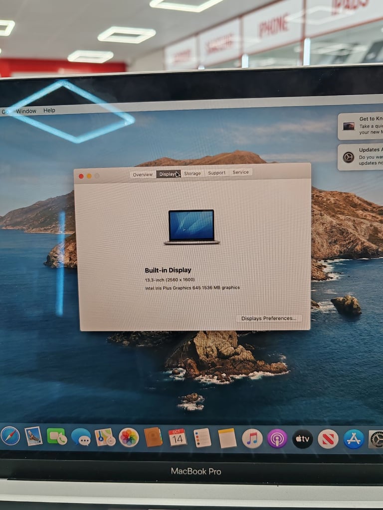 Apple MacBook Pro 2020 Silver 13'' 256gb 8gb Ram Core i5 With Warranty