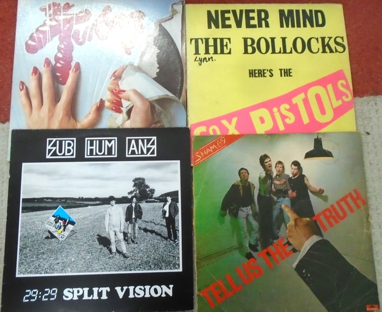 VINYL ALBUMS: PUNK AND POST PUNK. PRICES VARY