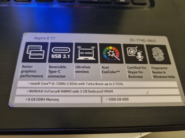 17 INCH LAPTOP i5 BARGAIN 8GB RAM SSD + HDD PC COMPUTER WORKSTATION SERVER DESKTOP WINDOWS 11