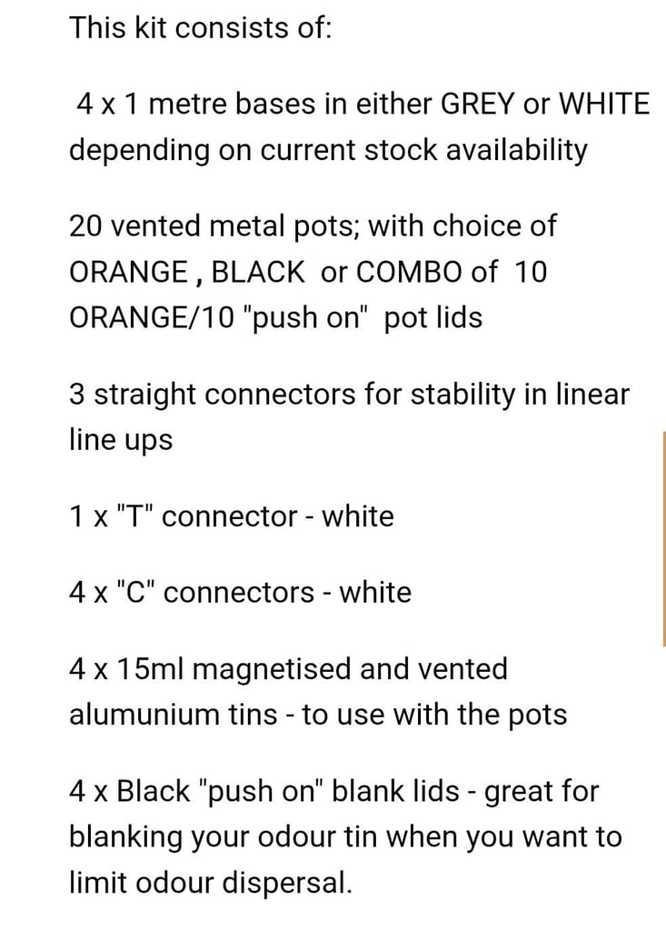 20 pot dog sniffer trainer