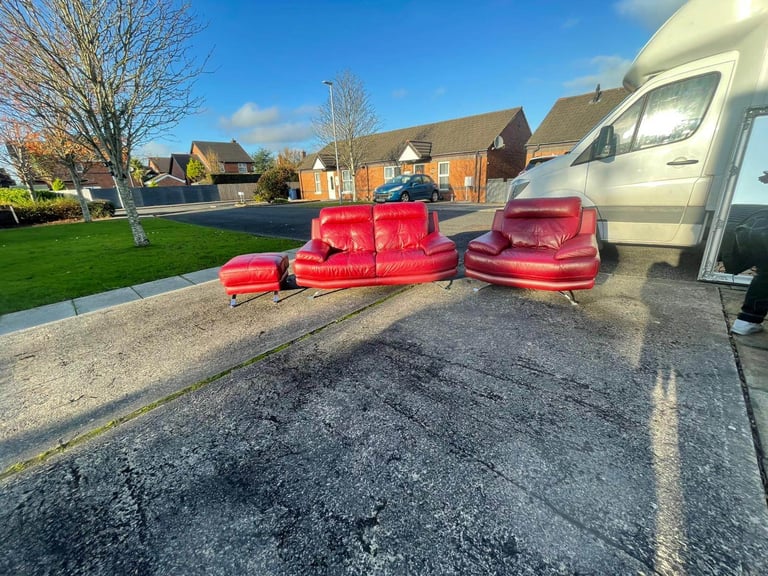 2 1 sofa and footstool from dfs   Only £289