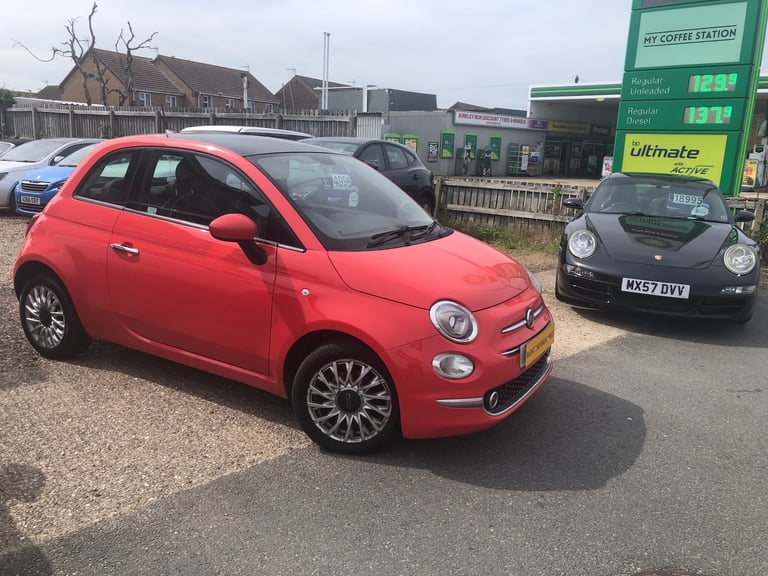 2017 Fiat 500 1.2 Lounge 3dr HATCHBACK Petrol Manual