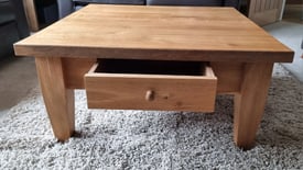 Solid Oak Coffee Table & Nest of Tables