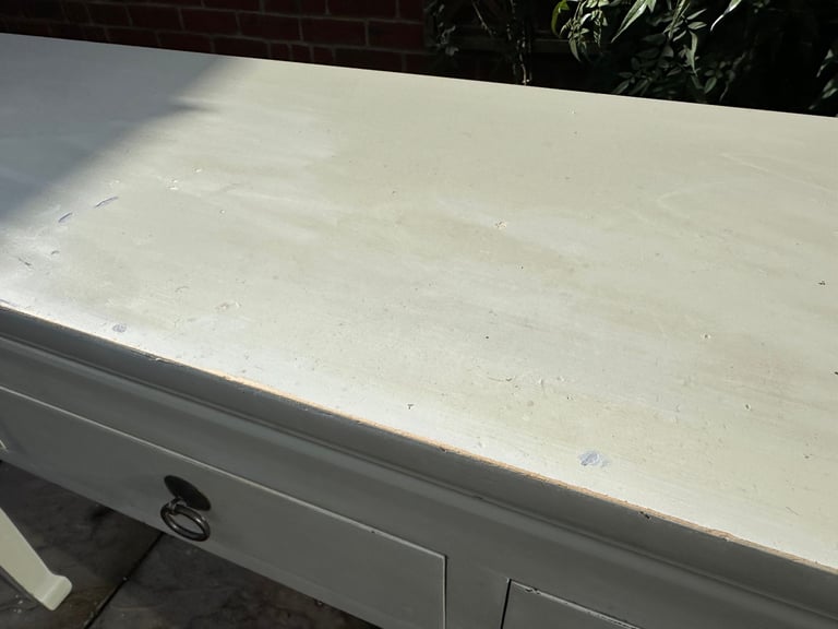 Lombok MANDARA Solid Wood 3 Draw Console / Hallway Table – Good Condition, RRP £515