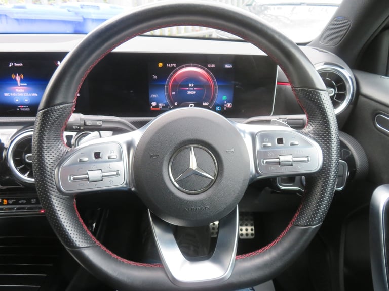 2019 Mercedes-Benz A-Class A180d AMG Line Executive 5dr Auto Grey HATCHBACK Diesel Automatic