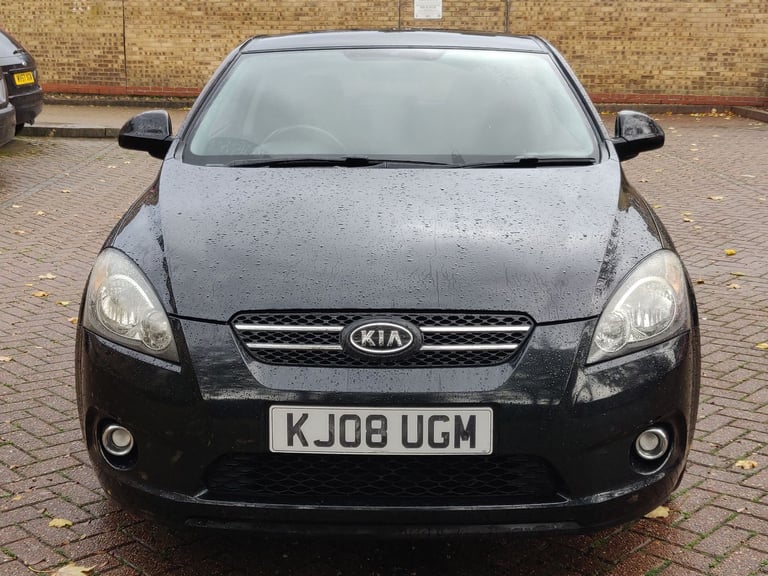 KIA PRO CEED 1.4 16v ZR-7 2008 08 REG BLACK 3 DOORS 5 SPEED MANUAL A/C 122K MILES ULEZ FREE SUPERB