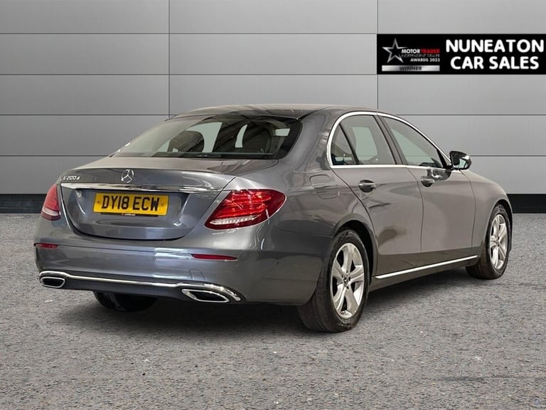 2018 Mercedes-Benz E-Class 2.0 E200d SE Saloon 4dr Diesel G-Tronic+ Euro 6 (s/s) (150 ps) Saloon ...