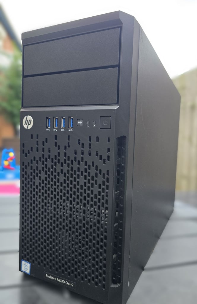 HP ProLiant ML30 Gen9 Tower Server – Xeon E3-1220 v5 | 64GB RAM | 3TB SSD