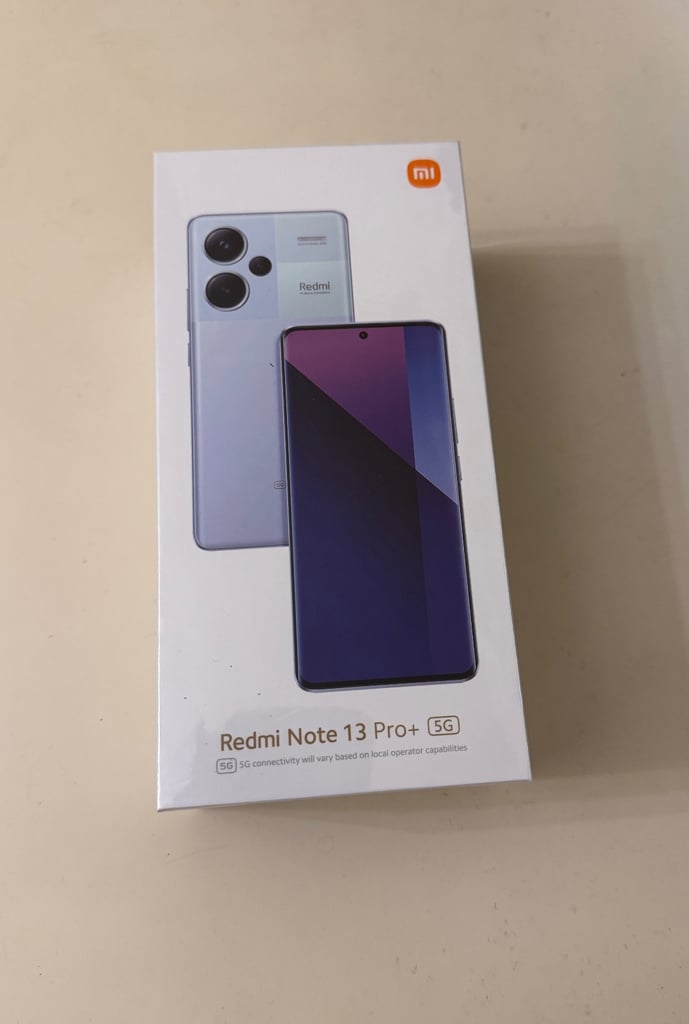 image for Xiaomi Redmi Note 13 Pro+ 5G, Unlocked,Dual Sim,12gb/512gb ram, Midnight Black BNIB