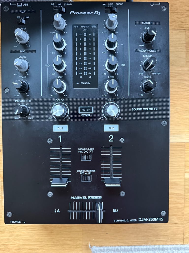 Pioneer DJM 250 MK2 2 channel dj mixer* mint condition