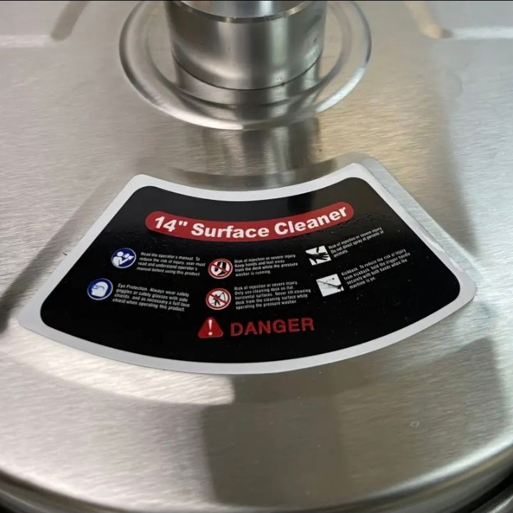 1/4 4000 psi Stainless Steel Pressure Washer surface patio rotary jet Wheels 14 inch quick connect