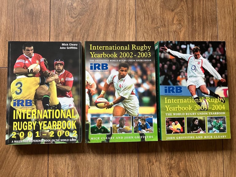 10 Rugby Yearbooks - Rugby Union Club Directories and International Rugby Yearbooks
