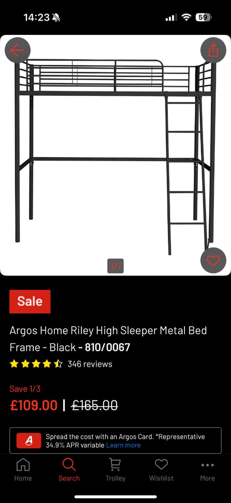 High Sleeper Bed 