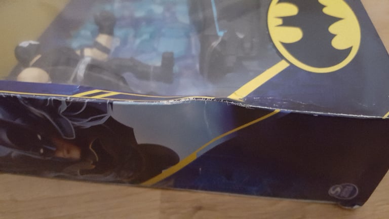 spin master dc bane vs batman figures & moto tank with accessories boxed new other