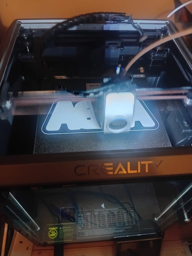 Creality K1 3D printer with CFS multicolour Upgrade Accessory Kit installed - (no CFS unit included)