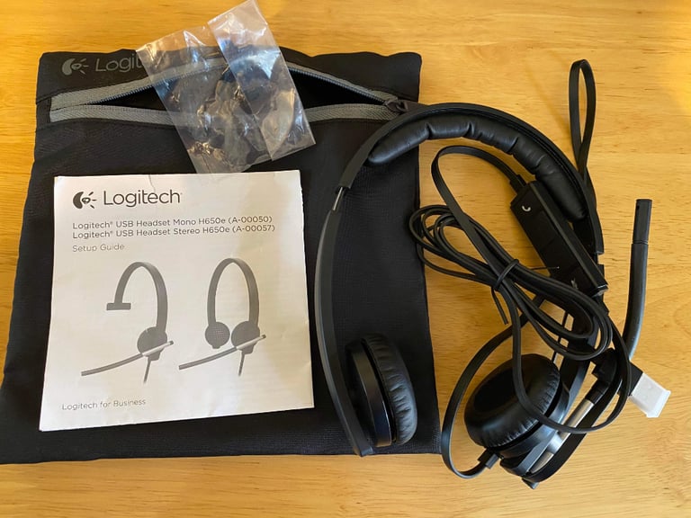 Logitech H650e A-00050 Wired USB Mono Headset with